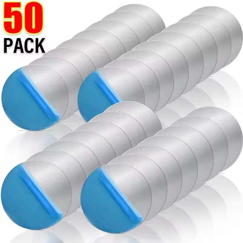 Phone Accessories Useful - 1/50Pcs Ultra Thin Metal Plate Stickers