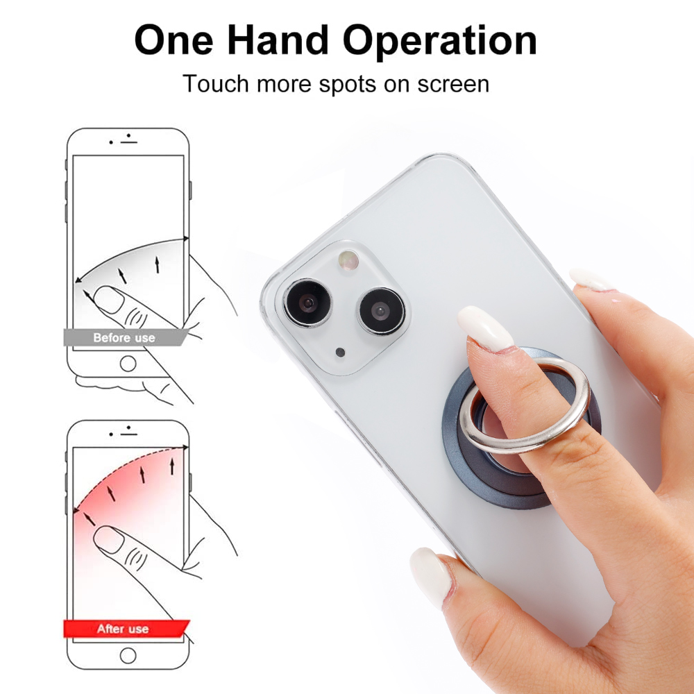 360Rotating Finger Ring Phone  - đánh giá và giá Phone Accessories Holder Car